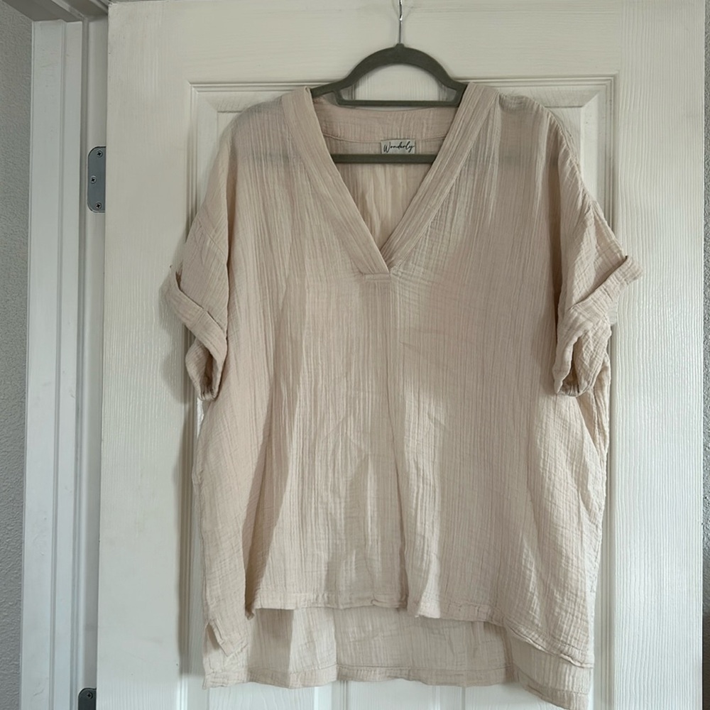 Drop sleeve top